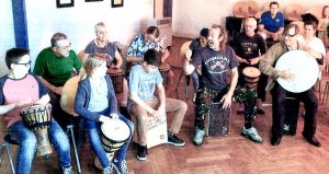 Drums und Percussion Workshop unter der Leitung von Günter Bozem.